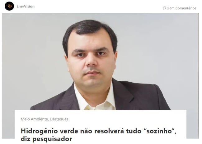 Hidrogênio verde não resolverá tudo “sozinho”, diz pesquisador.