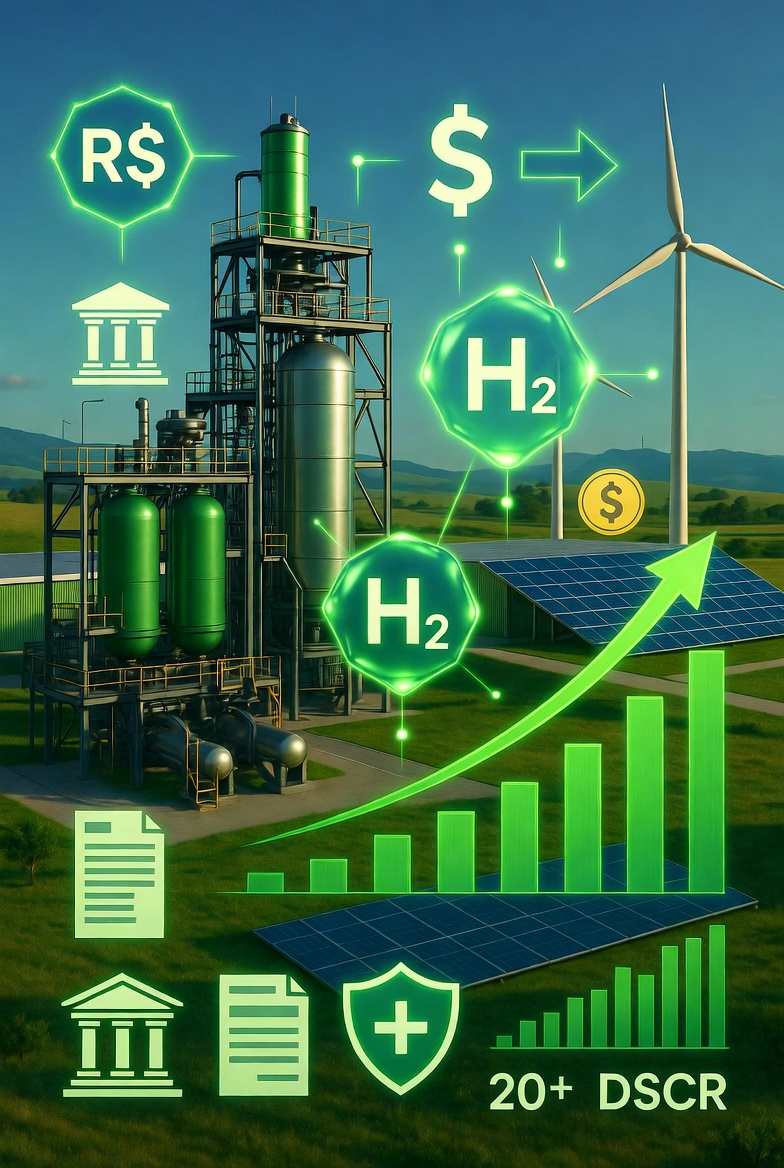 A Bancabilidade dos Projetos de Hidrogênio de Baixa Emissão de Carbono